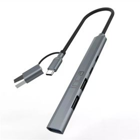 Inca IUTP-06T USB 3.0 Type-C 3.1 Hub 1 X USB 3.0 +2 X USB+Type-C+PD100W 2.0 Alüminyum Kasa Çoklayıcı