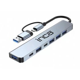 Inca IUTP-7 USB Type-C Hub X7 Alüminyum Çoklayıcı