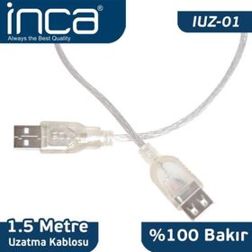 Inca IUZ-01 1.5 mt USB Uzatma Kablosu