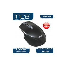 Inca IVM-515 1300-3600 High DPI Low Power Laser Wireless Mouse