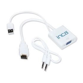 Inca IVTH-01 VGA To HDMI Çevirici USB Ses Kablosu