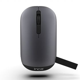 Inca IWM-242G Gri Optik Şarjlı Sessiz Kablosuz Mouse