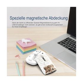 Inca IWM-242K Beyaz Optik Şarjlı Sessiz Kablosuz Mouse