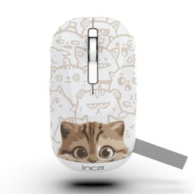 Inca IWM-242K Beyaz Optik Şarjlı Sessiz Kablosuz Mouse