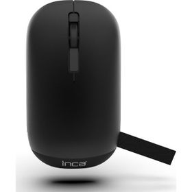 Inca IWM-242S Siyah Optik Şarjlı Sessiz Kablosuz Mouse