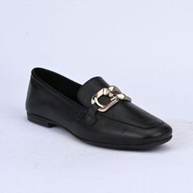 İnci 101973629 Durham 5 FX Siyah Kadın Loafer Ayakkabı