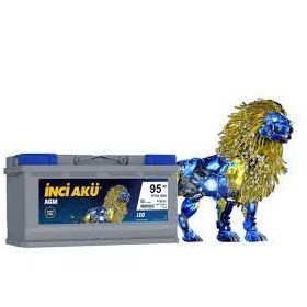 İnci AGM Leo 12 V 95 Ah Start Stop Akü