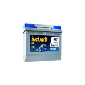 İnci Akü EFB Max Tigris 12 V 65 Amper Alçak Tip Start-Stop Akü