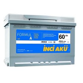 İnci Akü Formul A 12V 60Ah 540CCA Akü