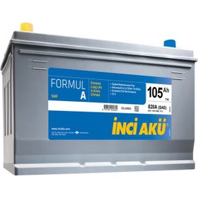 İnci Akü Formul A Asia 12V 105Ah 820CCA Akü