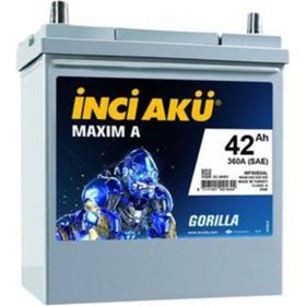 İnci Akü Maxim A Gorilla 12 V 42 Ah Akü