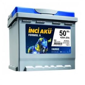 İnci Formül A Taurus 12 V 50 Ah 420 A EN Akü