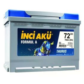 İnci Formül A Taurus 12 V 72 Ah 700 cca EN Akü