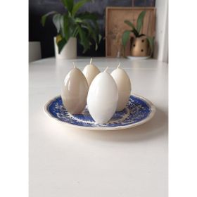 İnci Mum Paskalya Yumurtası 4'lü Paket 4 Adet Mum