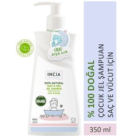 Incia %100 Doğal 350 ml Çocuk Jel Şampuan
