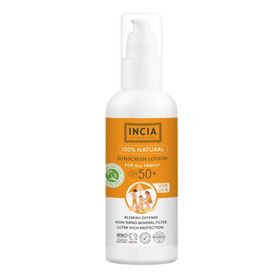 Incia 100 ml 50 SPF Tüm Aile için Doğal Güneş Losyonu