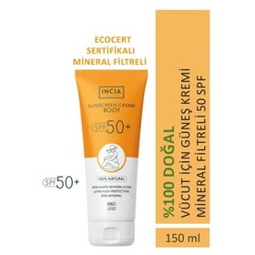 Incia 50+ Faktör Nemlendirici Tüm Cilt Tipleri İçin RenksizGüneş Koruyucu Jel 150 ml