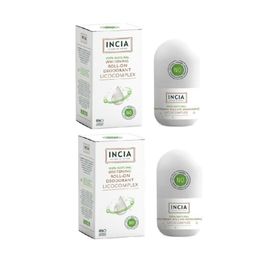 Incia 50 ml x 2 Adet Beyazlatıcı Doğal Roll-On Deodorant