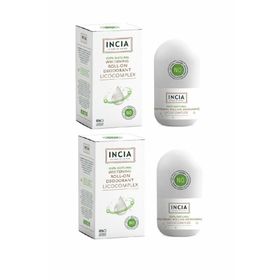 Incia 50 ml x 2 Adet Beyazlatıcı Doğal Roll-On Deodorant