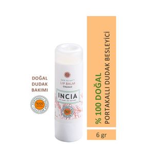 Incia 6 gr Doğal Kids Portakallı Dudak Besleyici Bakım Kremi