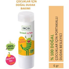 Incia 6 gr Doğal Kids Portakallı Dudak Besleyici Bakım Kremi