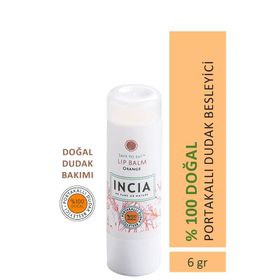 Incia 6 gr Doğal Kids Portakallı Dudak Besleyici Bakım Kremi