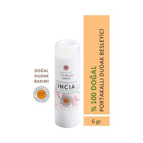 Incia 6 gr Doğal Kids Portakallı Dudak Besleyici Bakım Kremi