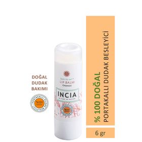 Incia 6 gr Doğal Kids Portakallı Dudak Besleyici Bakım Kremi
