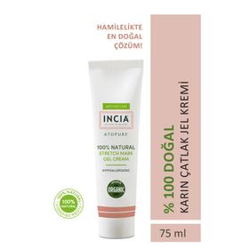 INCIA 75 ml %100 Doğal Hamilelikte Karın Çatlak Önleyici Avokado Yağı Jel Kremi