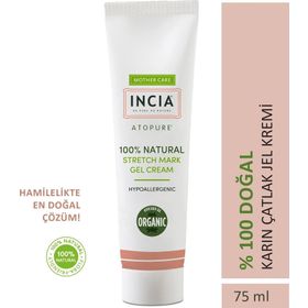 INCIA 75 ml %100 Doğal Hamilelikte Karın Çatlak Önleyici Avokado Yağı Jel Kremi