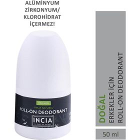 Incia Doğal Deodorant Erkekler İçin Roll-On