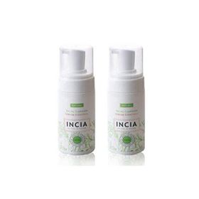 Incia Doğal İpeksi 2 X 125 ml Yağlı Ciltler İçin Yüz Temizleme Köpüğü