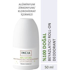 Incia Doğal Kadınlar İçin 50 ml Roll-On + Erkekler İçin 50 ml Roll-On Deodorant