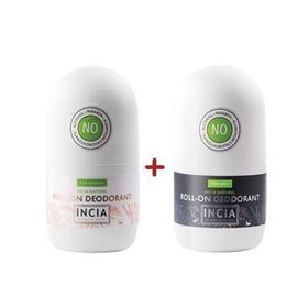 Incia Doğal Kadınlar İçin 50 ml Roll-On + Erkekler İçin 50 ml Roll-On Deodorant