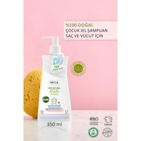 Incia Doğal Organik Sertifikalı Lavanta 350 ml Bebek Köpük Şampuanı