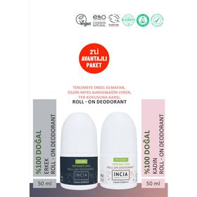 Incia Doğal Roll-On Deodorant Set