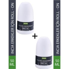 Incia Doğal Roll-On Erkekler İçin 2x50 ml Deodorant