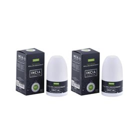 Incia Doğal Roll-On Erkekler İçin 2x50 ml Deodorant