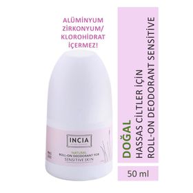 Incia Hassas Ciltler 50 ml Roll-On Deodorant
