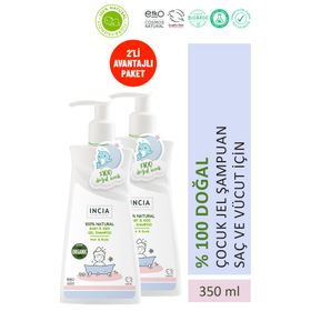 Incia Lavanta Konak Önleyici 2x350 ml Bebek ve Çocuk Jel Şampuanı