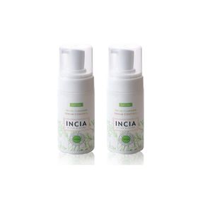 Incia Yağlı Ciltler İçin Doğal 2x125 ml Yüz Temizleme Köpüğü