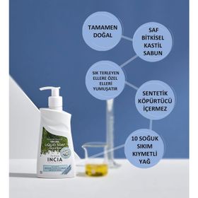 Incia Zeytinyağlı Arındırıcı 250 ml Doğal Sıvı Sabun