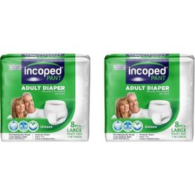 Incoped Pant Large 2x8 Adet Emici Külot