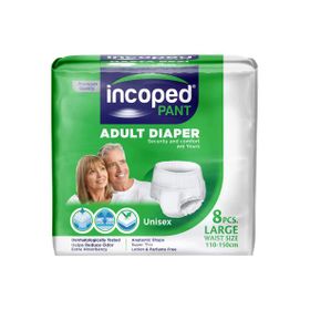 Incoped Pant Large 2x8 Adet Emici Külot