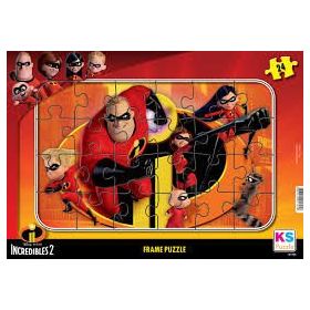 Incredibles Frame 24 Parça Puzzle