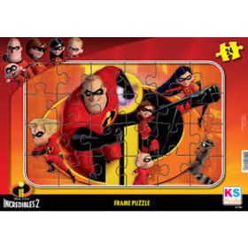 Incredibles Frame 24 Parça Puzzle