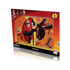 Incredibles Frame 24 Parça Puzzle