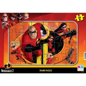 Incredibles Frame 24 Parça Puzzle