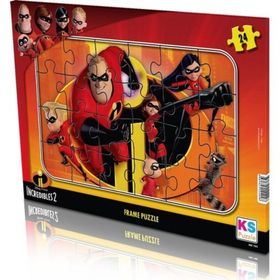 Incredibles Frame 24 Parça Puzzle