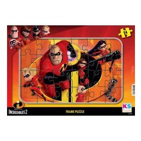 Incredibles Frame 24 Parça Puzzle